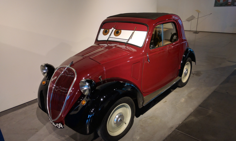 1936 Fiat 500 with unnecessary eyes